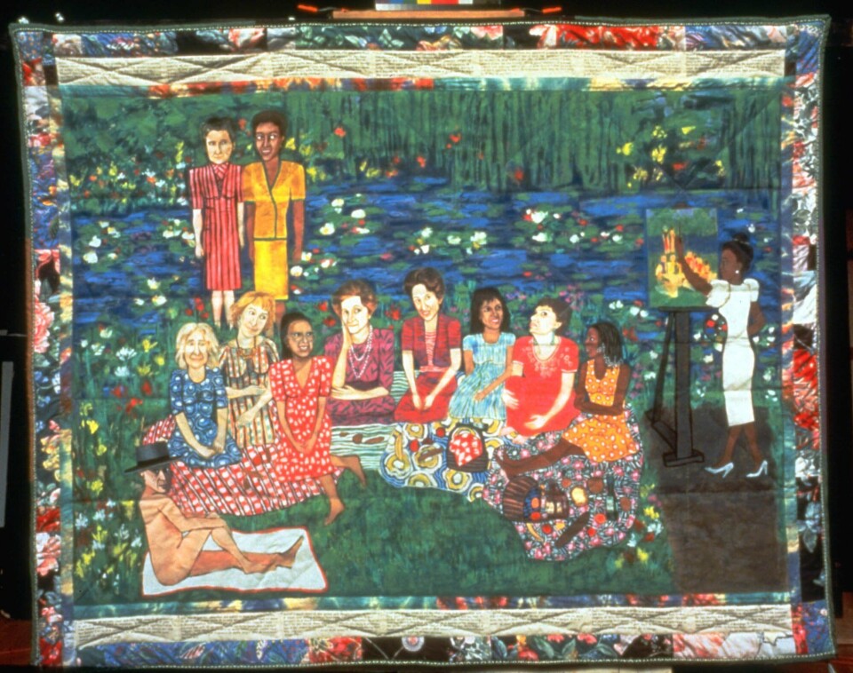 Faith Ringgold, The Picnic at Giverny (1991). Foto: Gjengitt med tillatelse fra kunstneren.