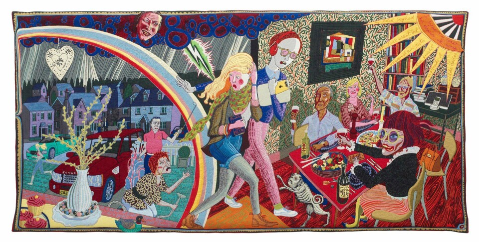 Grayson Perry, Expulsion from Number 8 Eden Close (2012) © Grayson Perry. Courtesy the artist and Victoria Miro.