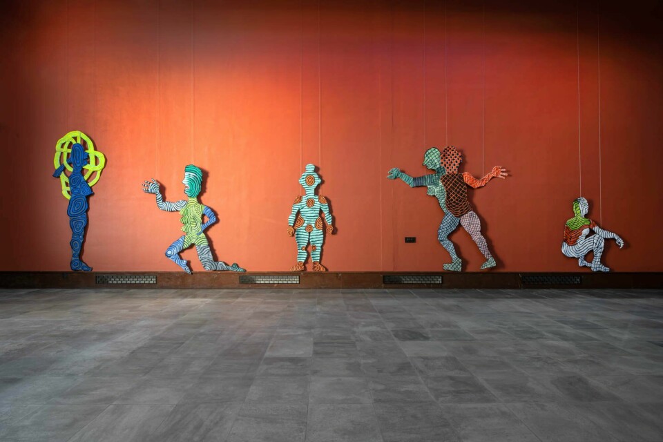 Hetebølgene (2022-2023) i Elise Storsveens utstilling med samme tittel. Utstillingen kan oppleves hos Vigelandmuseet til 14. mai 2023. Foto: Øystein Thorvaldsen
