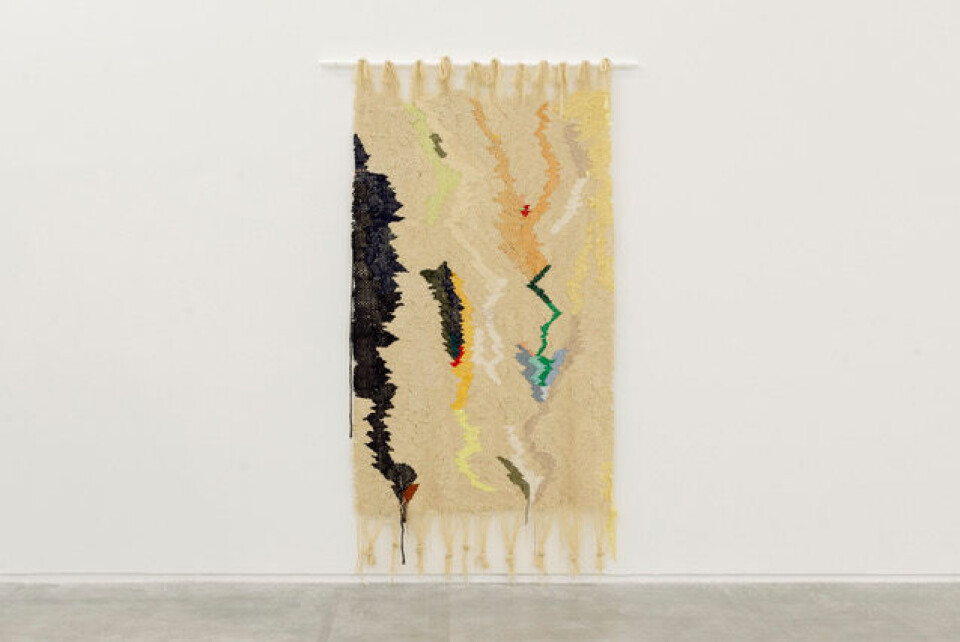 Ann Cathrin November Høibo, Løpere, Sørlandets Kunstmuseum, 2019. Foto: Christina Leithe Hansen. Courtesy of Standard Oslo. Ann Cathrin November Høibo, Løpere, Sørlandets Kunstmuseum, 2019. Foto: Christina Leithe Hansen. Courtesy of Standard Oslo.