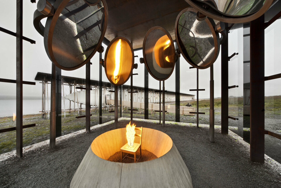 Peter Zumthor / Louise Bourgeois, Steilneset Memorial, 2011. © Foto/Photo: Ken Schluchtmann Peter Zumthor / Louise Bourgeois, Steilneset Memorial, 2011. © Foto/Photo: Ken Schluchtmann
