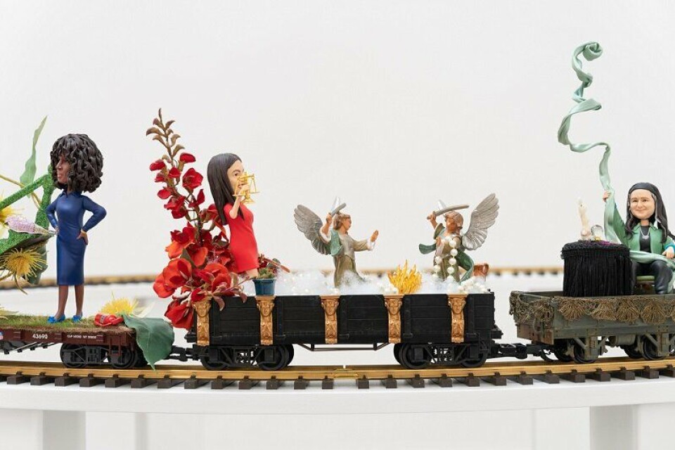 Aviva Silverman, Queen City Special, 2020. Mixed media. Courtesy: Aviva Silverman and VEDA, Florence. Foto: David Stjernholm Aviva Silverman, Queen City Special, 2020. Mixed media. Courtesy: Aviva Silverman and VEDA, Florence. Foto: David Stjernholm