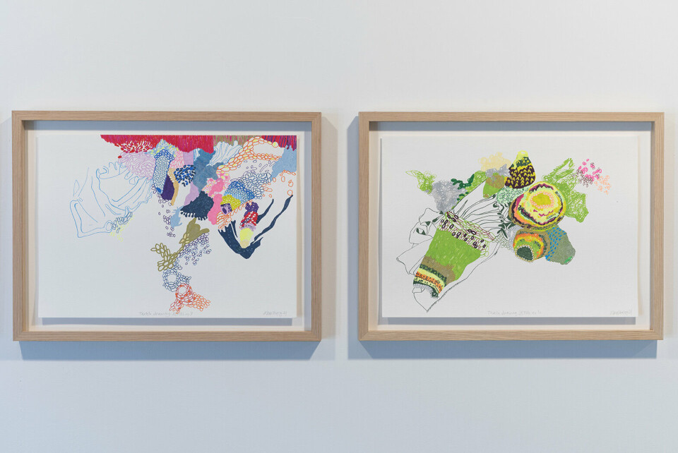 Elin Melberg, Textile Drawing Jæren. Foto: Oddbjørn Erland Aarstad Elin Melberg, Textile Drawing Jæren. Foto: Oddbjørn Erland Aarstad