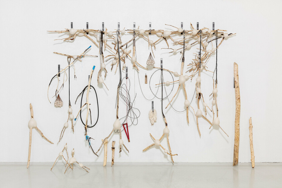 Bente Knudsen Sanden, Knutepoesi. Foto: KUNSTDOK/Tor Simen Ulstein Bente Knudsen Sanden, Knutepoesi. Foto: KUNSTDOK/Tor Simen Ulstein