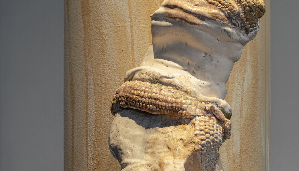 Irene Nordli, Fungi (2024), detalj. Keramikkskulptur.