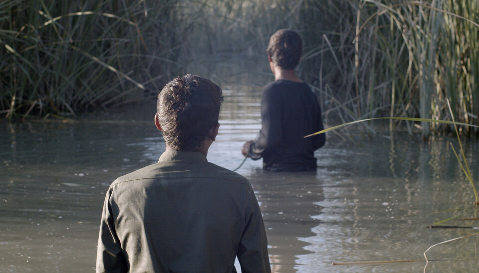 Alia Farid, Chibayish (2022). Stillbilde fra video. Bestilt av Whitney Museum of American Art
i forbindelse med Whitney Biennialen 2022 Quiet as It Is Kept. Gjengitt med tillatelse fra kunstner.